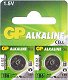 LR43 - GP 1.5V Alkaline Battery - Strip of 2