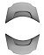 Strap End Covers for Casio SPF-60D Bracelet