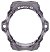 Bezel for Casio BG-169, BG-169A & BG-169R Watches - BG169, BG-169A & BG-169R Case Shell - Transparent Grey