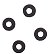 Casio Decorative Washer (set of 4) for G-1400,  GA-1000, GA-1100, GW-4000,  GW-A1000, GW-A1000FC Watches and many more variants.