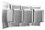 Casio WVA-M640D Bracelet Shoulder End Links (Shorter End)