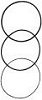 Black O-Ring Case Seal - 0.5 mm thickness (in a range of diameters)