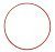 Genuine Tissot Hard Red Plastic Case Seal for Tissot J178.278 & more