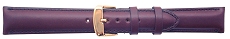 Leather - Nautica Burgundy Padded Leather Watch Strap with Black Lining (18mm)