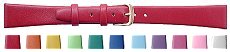 Leather - Leather Watch Strap in Rainbow Colours with Beige Lining (8-18mm)