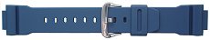 Casio DW-9052 Blue Resin Watch Strap - Watch Band for DW9052