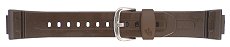 Casio BG-5604 Watch Strap Band - Brown Resin Watch Band for BG5604