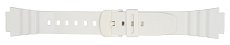 Casio W-214HC White Resin Watch Strap