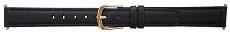 Casio LA-670WEGL Black Leather Watch Strap (13 mm fitting width)