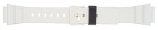 Casio MRW-200HC white resin watch strap - Watch Band for MRW200HC Watch