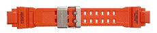 Casio GW-A1100R Watch Strap - Watch Band for Casio GW-A1100 -  Orange Resin