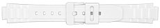 Casio LX-S700H Watch Strap - White Resin (12mm fitting, 18mm at the shoulders)