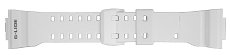 Casio GAX-100A-7A Watch Strap - White Resin Watch Band for GAX100