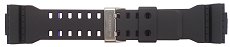 Casio GA-110HR, GA-400HR & GA-700SE Watch Strap - Watch Band for GA-110, GA-400 & GA-700 - Black and Red