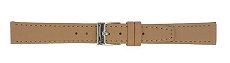 Leather - Beige Smooth leather Watch Strap (8mm-20mm)