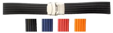 Rubber - Coloured Rubber Divers Watch Strap (20mm)