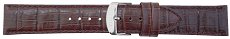 Leather - Timex Brown Leather Watch Strap (22mm)
