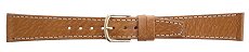 Timex Tan Leather Watch Strap with White Stitching (18mm)