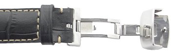 Buckle End of Clasp Connected to Strap