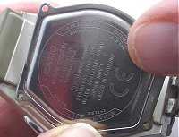 Snap back watch case